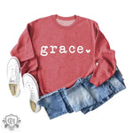 Grace Letter Graphic Jumper - Quality Home Clothing| Beauty