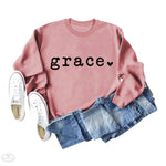 Grace Letter Graphic Jumper - Quality Home Clothing| Beauty