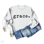 Grace Letter Graphic Jumper - Quality Home Clothing| Beauty