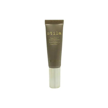 Olive-colored Stila Aqua Glow Serum Concealer tube with metallic silver cap