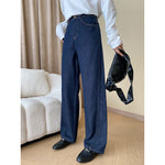 Bright Contrast Wide Leg Jeans - QH Clothing