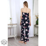 ​Floral Print Viscose Lounge Set -  QH Clothing