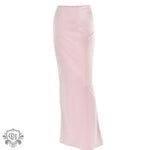 Summer Maxi Dress Fashionable Sexy All Match Sheath Long Satin Skirt - Quality Home Clothing| Beauty