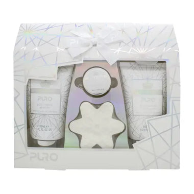 Style & Grace Puro Gift Of The Glow Presentset 4 Delar (1 x 10ml Lip Balm1 x 50g Bath Fizzer1 x 110ml Body Lotion1 x