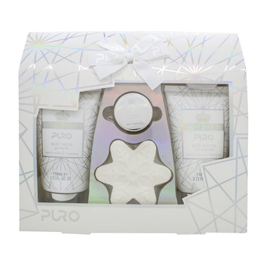 Style & Grace Puro Gift Of The Glow Presentset 4 Delar (1 x 10ml Lip Balm1 x 50g Bath Fizzer1 x 110ml Body Lotion1 x