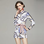 Stylish Printed Shirt & Shorts Set - Clothing