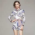 Stylish Printed Shirt & Shorts Set - Clothing