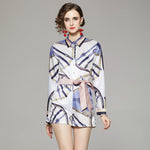 Stylish Printed Shirt & Shorts Set - Clothing