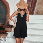 Summer V neck Casual Knitted Sleeveless Vest Holiday Dress Women - Quality Home Clothing| Beauty