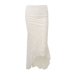 Sultry Lace Up Top & Irregular Skirt - S / Skirt - Clothing