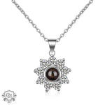 Sunflower Diamond Memories Necklace -  QH Clothing