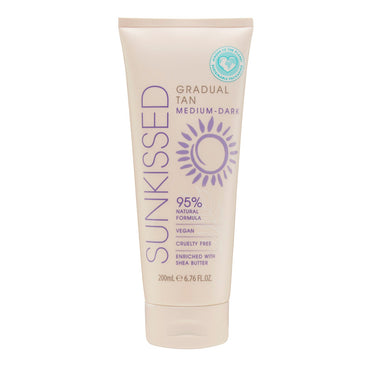 Sunkissed 95 Percent Natural Gradual Tan 200ml - Medium Dark - Sun Care & Tanning