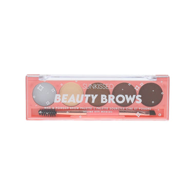 Sunkissed Beauty Brows Palette 0.5g Brow Wax + 4 x 1g Brow Powder - Makeup