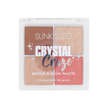 Sunkissed Crystal Craze Bronze & Glow Palett 4 x 3.8g - Makeup