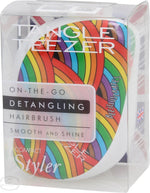 Tangle Teezer Compact Styler Detangling Hair Brush - Rainbow Galore - QH Clothing