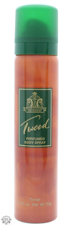 Orange and green Trend aerosol spray can for London Tweed Bodysprej 75ml