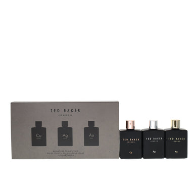 Ted Baker Tonic Mini Presentset 12.5ml Cu EDT + 12.5ml Ag EDT + 12.5ml Au EDT - Fragrance