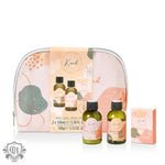 The Kind Edit Co. Kind Cosmetic Bag Gift Set 100ml Body Wash + 100ml Body Lotion + 50g Bath Salts + Cosmetic Bag