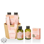 The Kind Edit Co. Kind Pamper Plant Pot Gift Set 100ml Body Wash + 100ml Body Lotion + 50g Bath Crystals + Wooden Plant