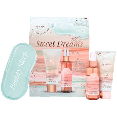 The Kind Edit Co. Signature Sweet Dreams Gift Set Sleep Mask + 100ml Body Lotion + 100ml Pillow Mist - Bath & Body