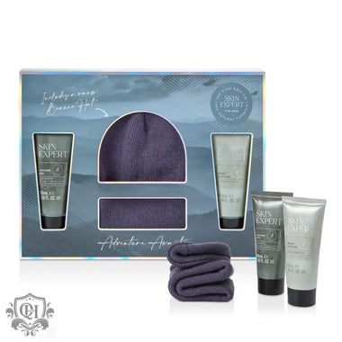 The Kind Edit Co. Skin Expert Beanie Gift Set 100ml Shower Gel + 100ml Body Lotion + Beanie Hat - Shower & Body Care