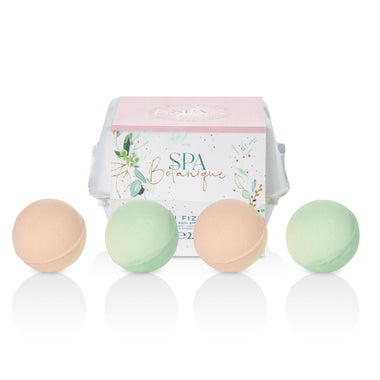 The Kind Edit Co. Spa Botanique Bath Fizzer Gift Set 4 x 50g Bath Fizzers - Shower & Body Care