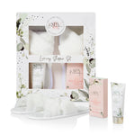 The Kind Edit Co. Spa Botanique Luxury Slipper Gift Set 110ml Body Wash + 100g Bath Crystals + 1 Pair Slippers - Shower