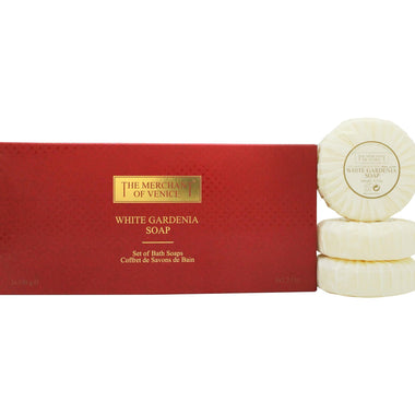 The Merchant of Venice White Gardenia Tvål 3 x 100g - Shower & Body Care