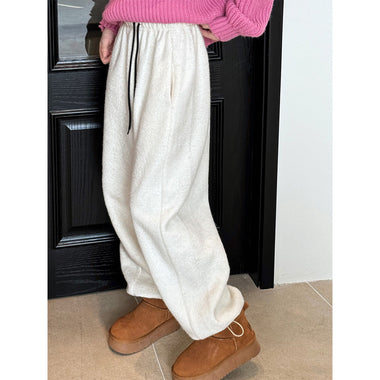 Thick Wool-Lined Winter Sweatpants - QH Clothing