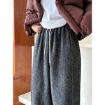 Thick Wool-Lined Winter Sweatpants - QH Clothing