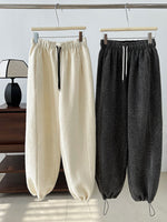 Thick Wool-Lined Winter Sweatpants - QH Clothing