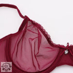 Thin Mesh Bra Set - Clothing