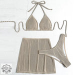 Three Piece Halter Swimsuit - QH Clothing