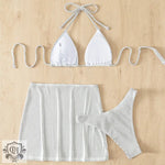 Three Piece Halter Swimsuit - QH Clothing