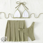 Three Piece Halter Swimsuit - QH Clothing