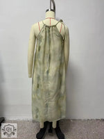 Chinese Oil Painting Tie Dye Dress - QH Clothing