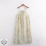 Chinese Oil Painting Tie Dye Dress - QH Clothing