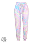 Tie Dye Lace Up Leggings - QH Clothing