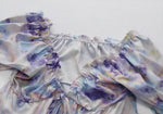 Tie Dye Ruffle Pajama Set - Clothing