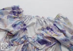 Tie Dye Ruffle Pajama Set - Clothing