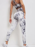 Tie Dye High Waist Yoga Suit - QH Clothing