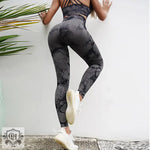 Tie Dye High Waist Yoga Suit - QH Clothing