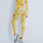 Tie Dye High Waist Yoga Suit - QH Clothing