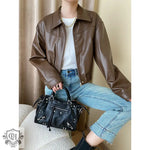 Yupi Casual Leather Jacket - QH Clothing