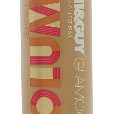 Aerosol can of Toni & Guy Glamour Sky High Volume Dry Shampoo with beige and red labeling