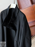 Spring Trench Coat with Stand Collar - QH Clothing