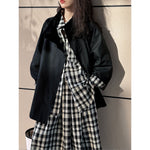 Spring Trench Coat with Stand Collar - QH Clothing