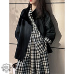 Spring Trench Coat with Stand Collar - QH Clothing