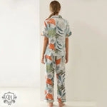 ​Tropical Silk Pajama Set -  QH Clothing