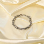 Fashion 18K Gold Plated/Steel Color Simple Bracelet -  QH Clothing